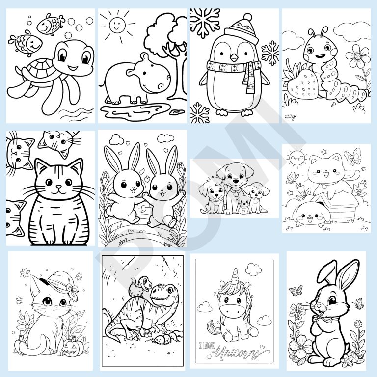 Tranh to mau dong vat