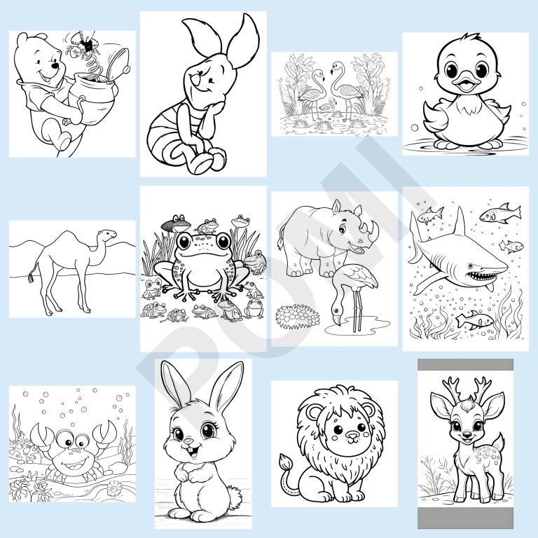 Tranh to mau dong vat